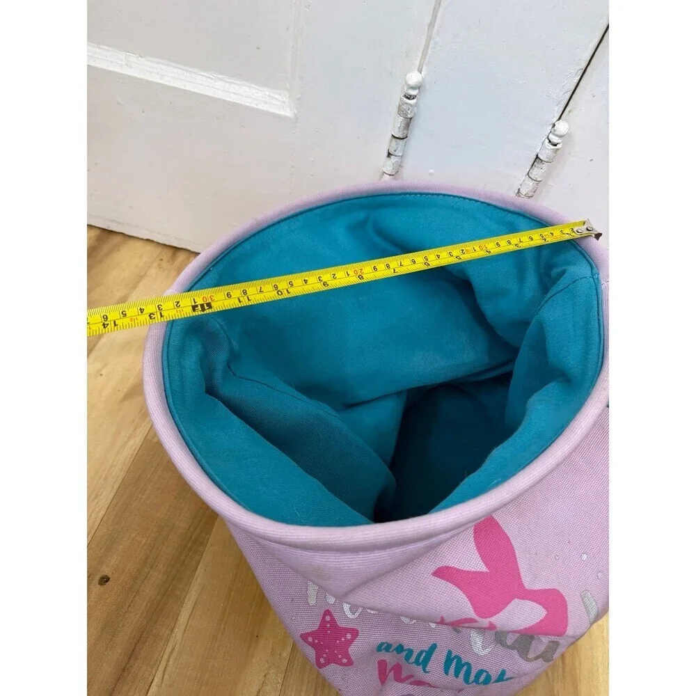 Mermaid Fabric Storage Bin / Toy Organizer